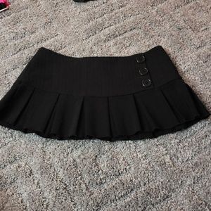 Black Mini Mini Skirt
